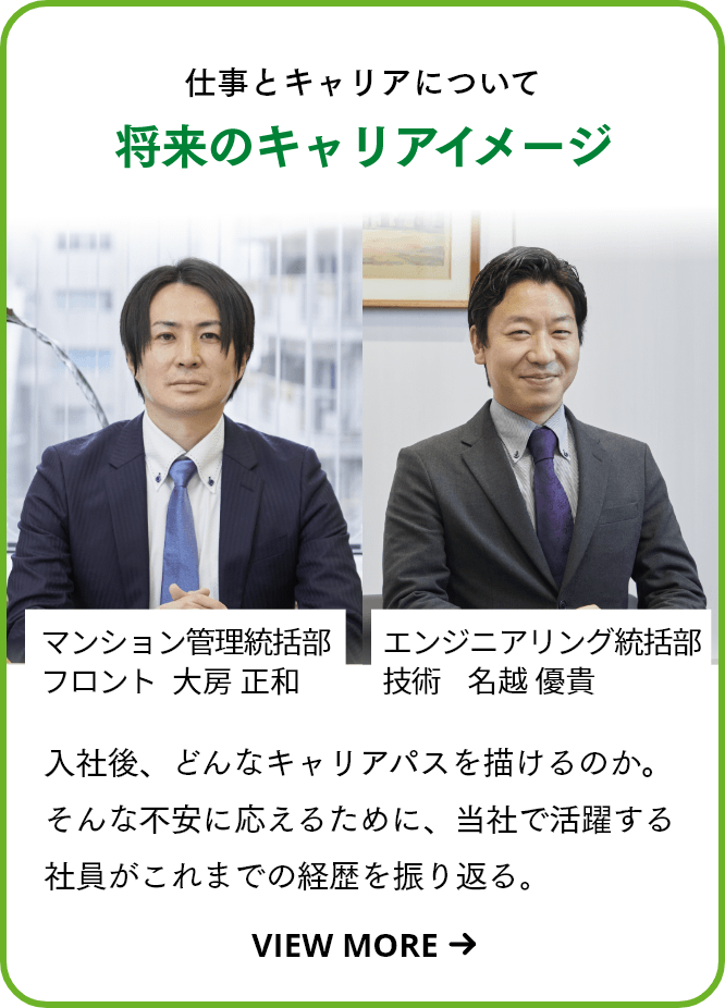 仕事とキャリアについて 将来のキャリアイメージ